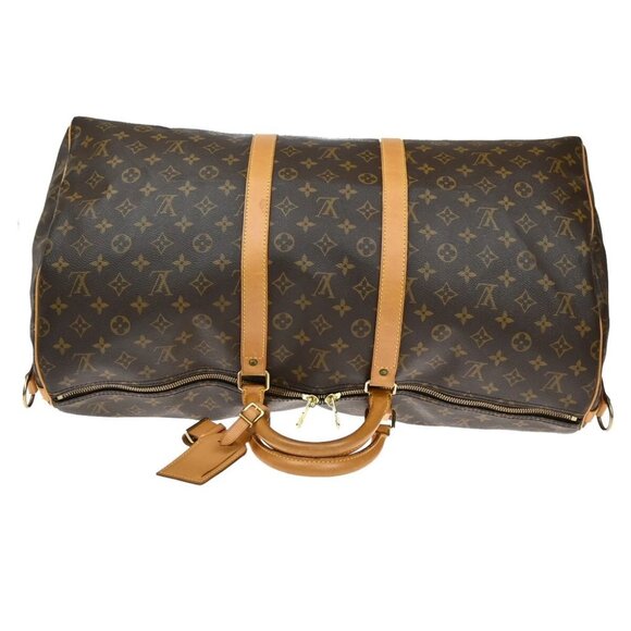 LOUIS VUITTON Keepall Bandouliere 55 Hand Bag Monogram Brown - Picture 6 of 13